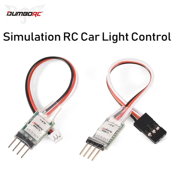 DUMBORC RC Licht Controller LED Schalter Panel System Ein-/Ausschalten 3CH für RC Auto Fahrzeug RC Mini Auto