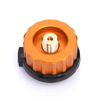 Outdoor Camping Wandern Herd Brenner Adapter Split Typ Ofen Konverter Stecker Auto-off Gas Patrone Tank