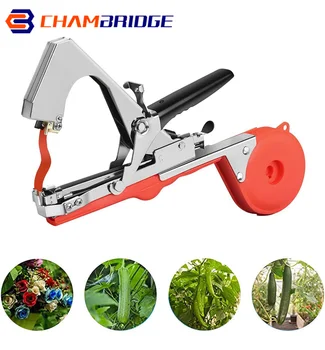 Gartengeräte Pflanzen binde maschine für Gemüse Traube Tomaten Gurke Pfeffer Blume Zweig Bündelung