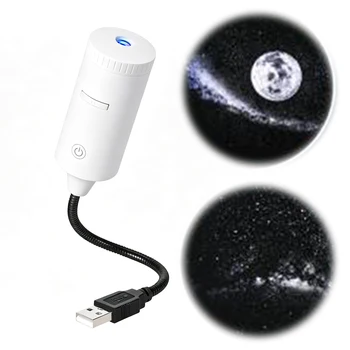 Tragbare Nachtlichtlampe Plug-and-Play & Vielseitiger Galaxie-Ambiente-Projektor für Wohnzimmer, Schlafzimmer