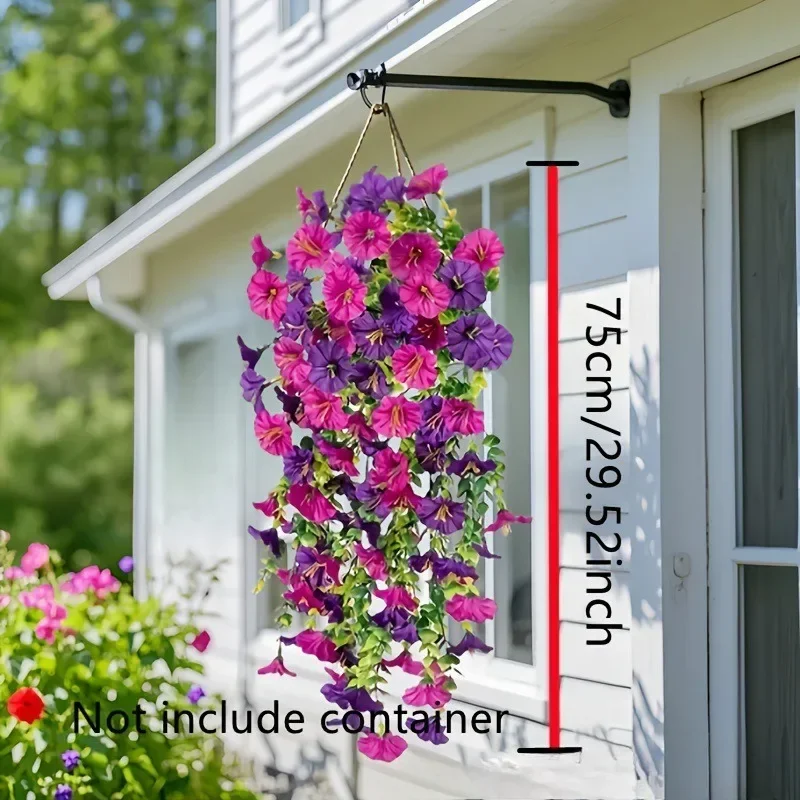 Langlebige künstliche Morning Glory-Hängeblumen – Bild 3