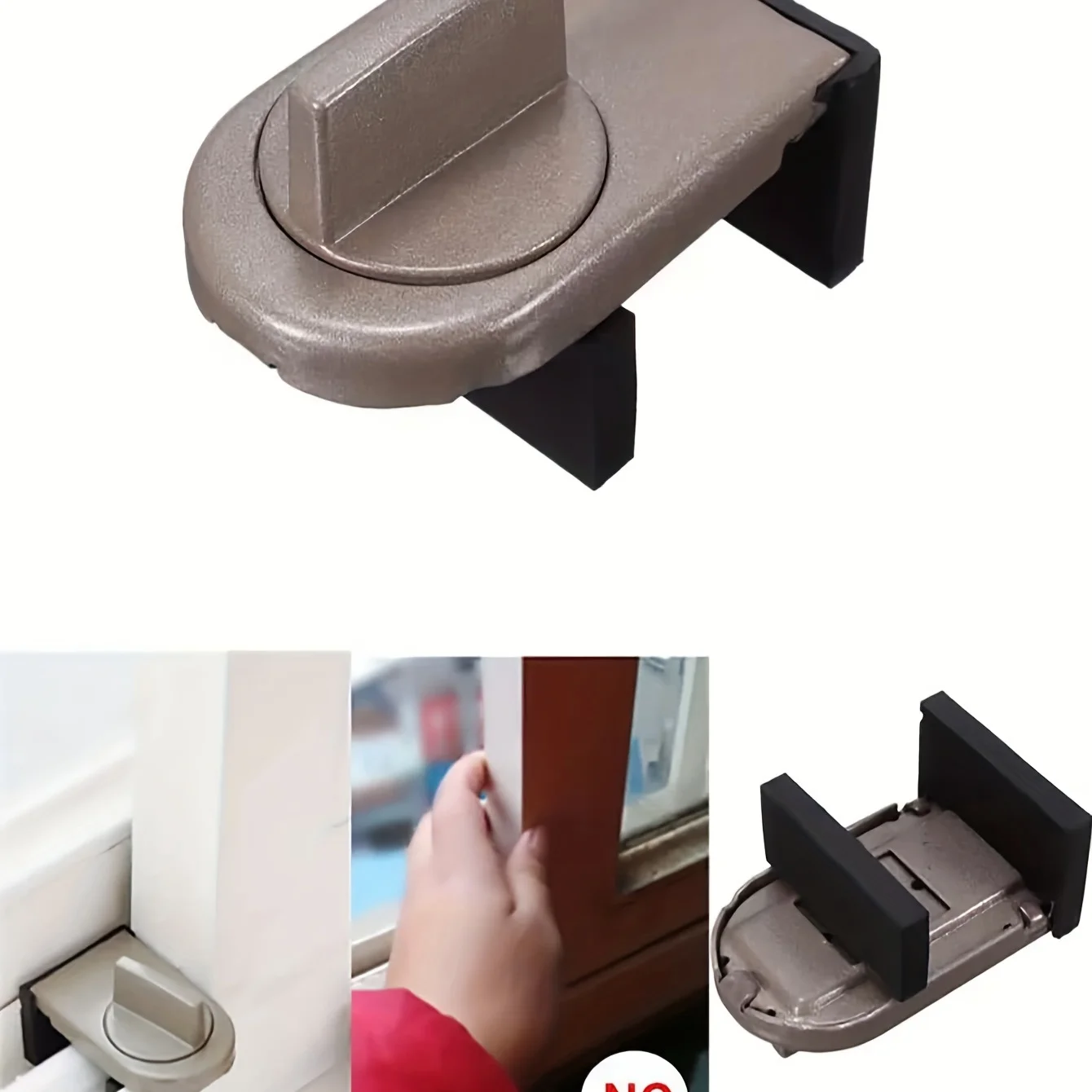 1/2PCS Schiebe Schärpe Stopper Schrank Lock Straps Tür – Bild 2