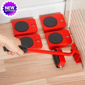 Möbel-Mover-Werkzeug, bewegliche Rolle für schwere Gegenstände mit Stange, Möbel-Mover-Heber mit Rad