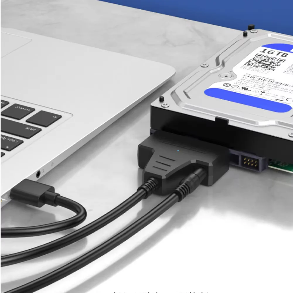 2,5" 3,5" USB 3.0 zu Sata 3 Adapterkabel USB3.0 – Bild 3