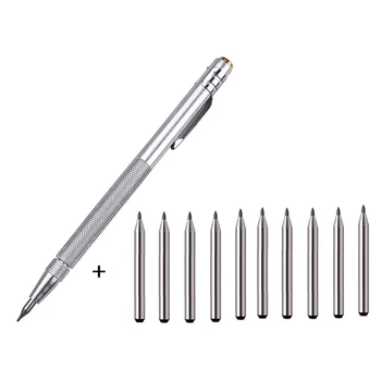 Hartmetall Spitze Glasritzrades Gravur Stift Für Gravur Metall Blatt Edelstahl Keramik Und Glas (11 Stück)
