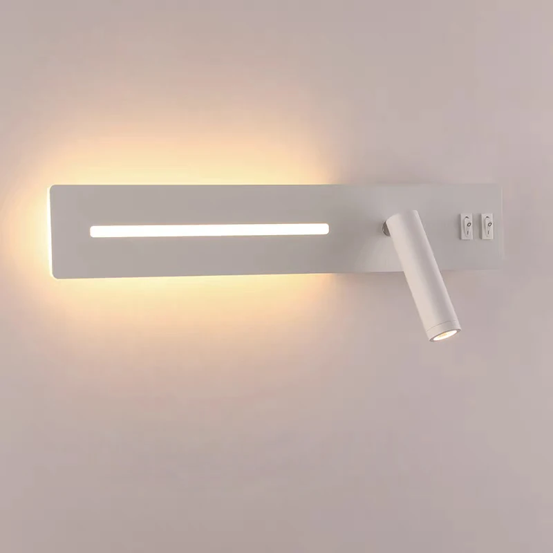 LED-Wand leuchte Innen Handy aufladen USB-Wand leuchten mit – Bild 5