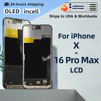 AAA + OLED Display Für iPhone XS 11 Pro LCD 3D Touchscreen Digitizer Für iPhone 12 Pro Max Bildschirm 13 Mini