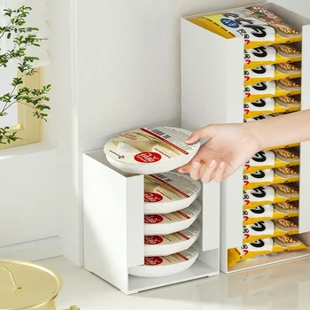 Multifunktionale Aufbewahrungsbox für Instantnudeln Küchenorganizer für Ramen-Becher Perfekt