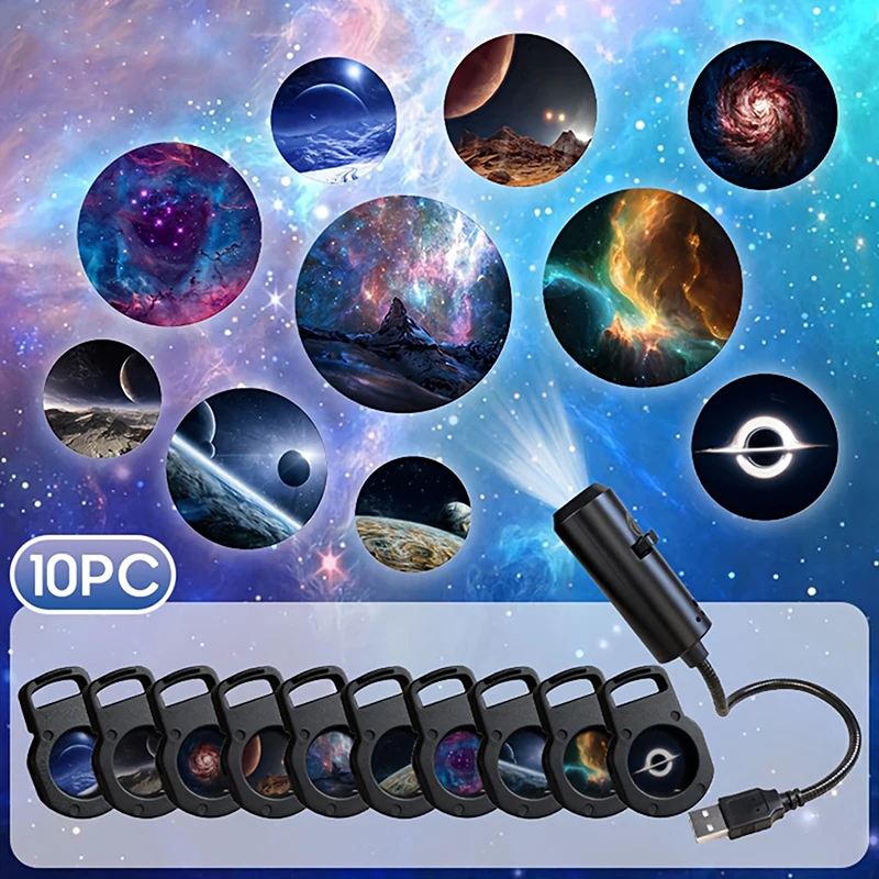 LED-Galaxie-Projektionslicht 1 Licht + 10 Bildwechsel – Bild 3