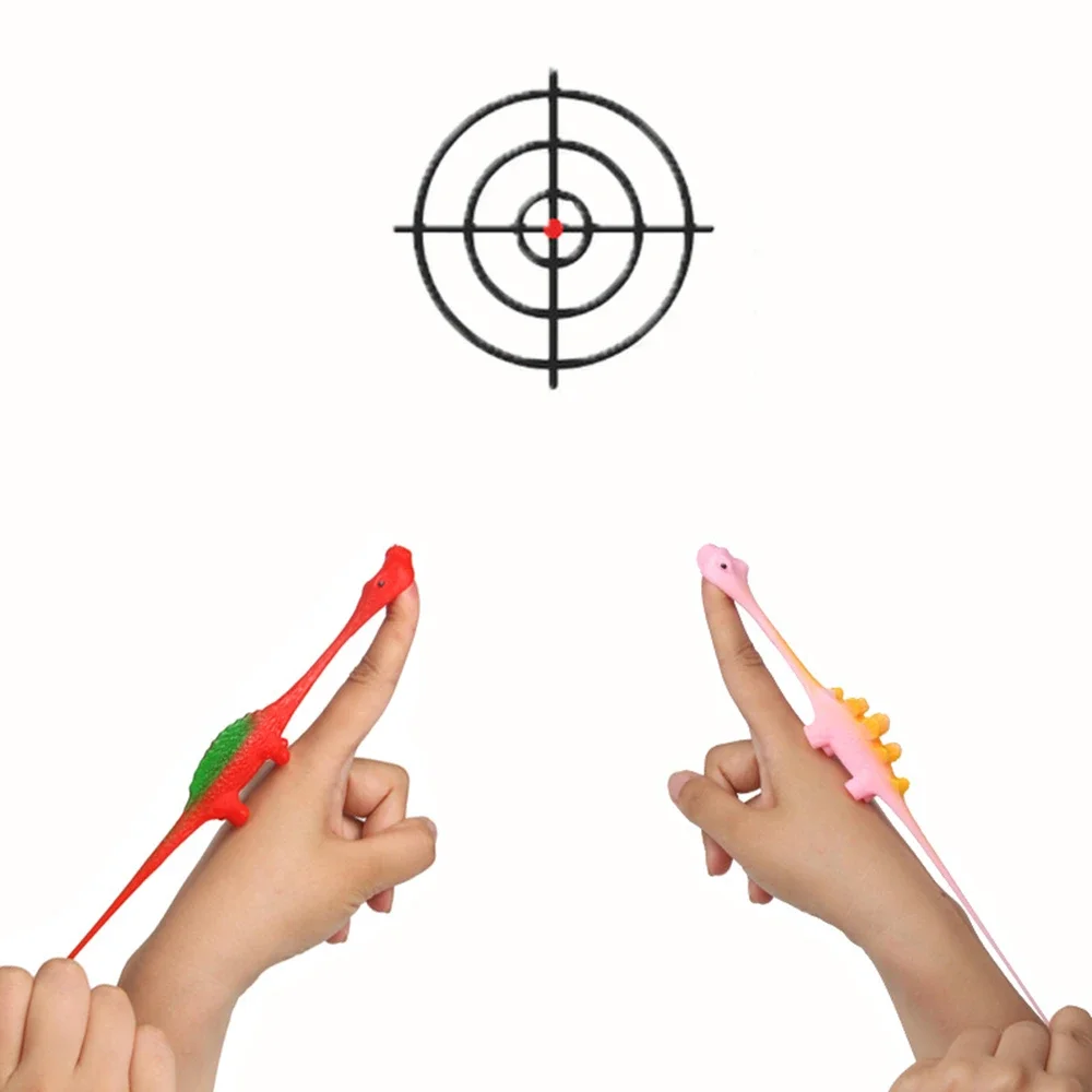 5-20 Stück Bunte Finger-Katapulte Dinosaurier-Spiele – Bild 4