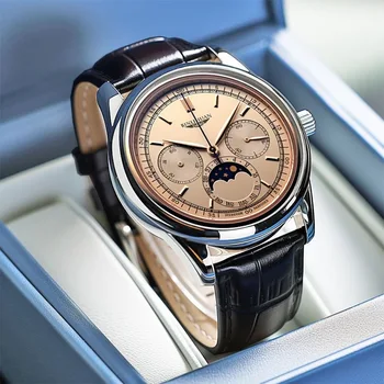 Herrenuhr, Personalisierte Business Retro Automatik Nicht-Mechanische Quarzuhr