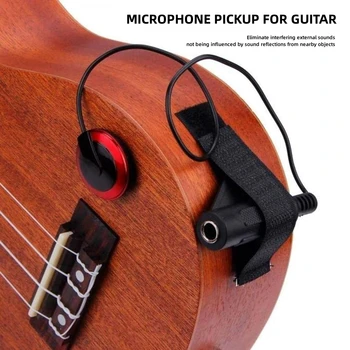 Professioneller Akustikgitarren-Tonabnehmer, Piezo-Kontakt-Tonabnehmer für Gitarre, Ukulele, Banjo, Kalimba