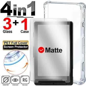 4-in-1-Hülle + HD-Matt-Displayschutzfolie für X4 E-Reader-Hülle, weiche PET-Schutzfolie und TPU-Abdeckung