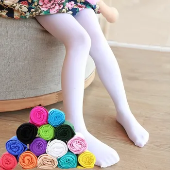 Frühling Herbst Candy Farbe Kind Strumpfhosen Ballett Tanz Strumpfhosen für Prinzessin Mädchen Student Strumpf