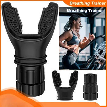 Atemtrainer Lungenflexer Langlebiges Fitnesstrainer erhöht die Lungenkapazität des Atems, einstellbare Stufen