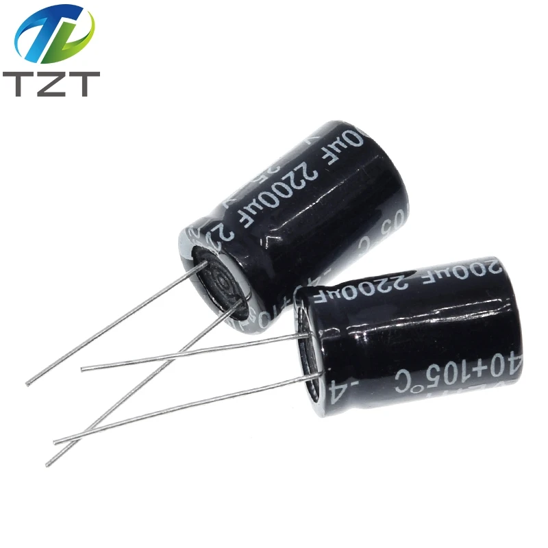 10 Stück Aluminium-Elektrolytkondensator 2200 uF 25 V 10 * 20 – Bild 5