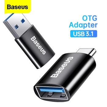 Baseus USB 3.1 OTG-Adapter Typ C auf USB-A USBC Typ C Buchse Konverter für MacBook Xiaomi Huawei Samsung 10