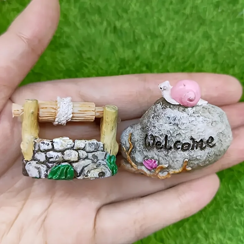 Eine Miniatur-Wunderland-Brunnenstatue – handgefertigte – Bild 4