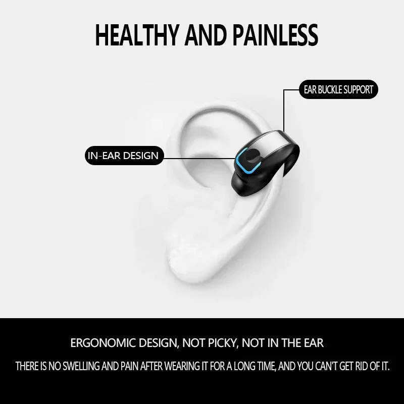 Kabelloser Bluetooth-Kopfhörer mit Ohrclip – Bild 5