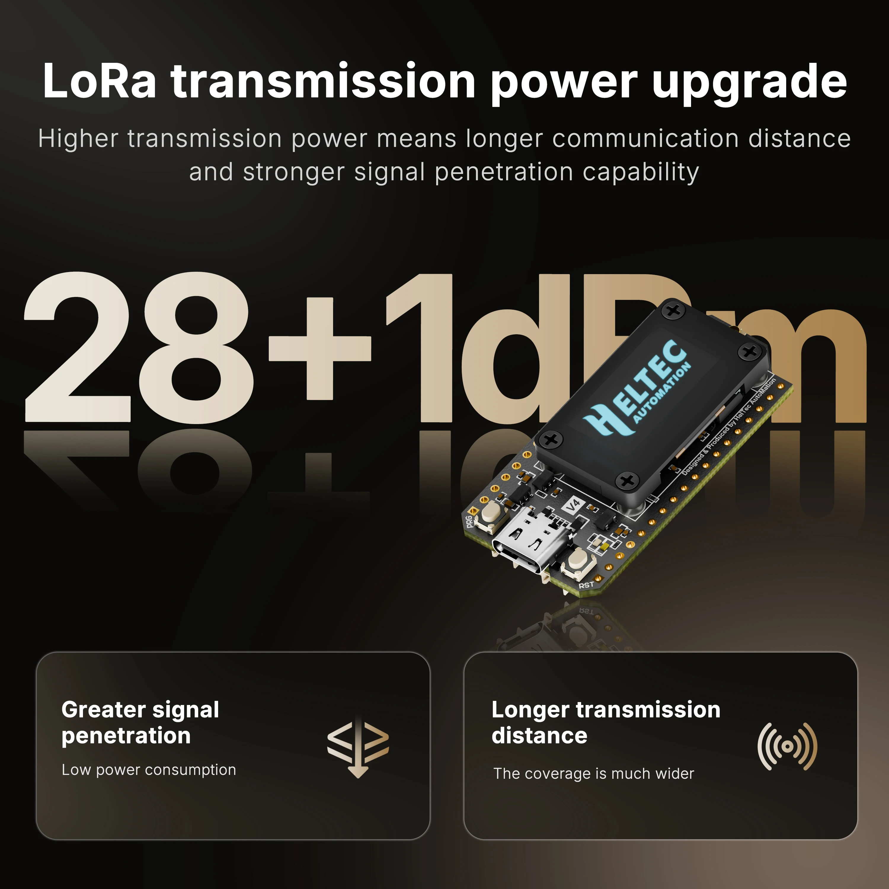 Heltec LoRa32 V4 Meshtastic Kit GPS ESP32 WIFI+BLE SX1262 – Bild 3