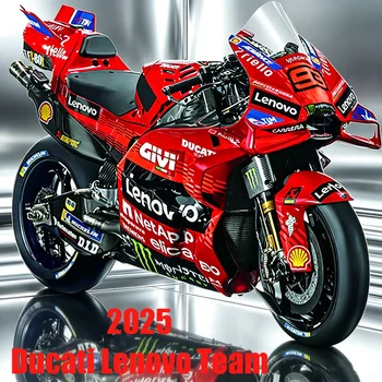 Maisto 1:18 2025 BK8 Gresini Racing Ducati Lenovo Team Moto GP Druckguss-Motorradmodell Sammlerstück Geschenk