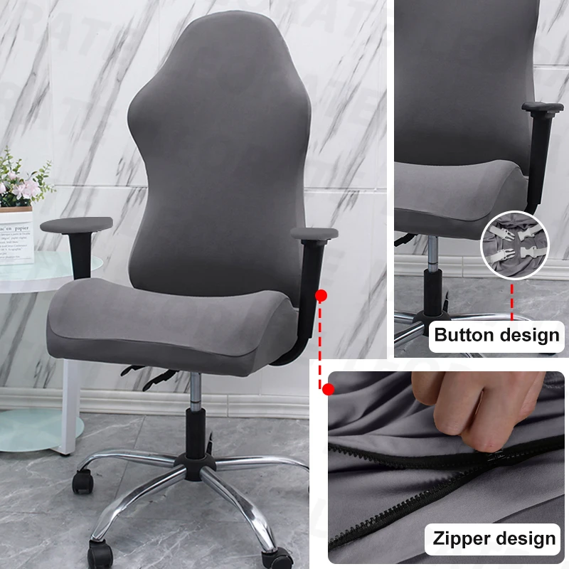 4 stücke Gaming Stuhl Abdeckungen Mit Armlehne Spandex – Bild 3
