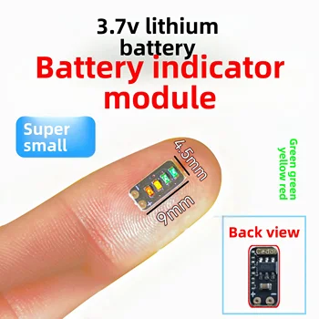 Mini-Batteriekapazitätsanzeige, LED-Modul für 1S/2S Li-Ionen-Batterien (3,7 V-4,2 V) - genaue Leistungsanzeige