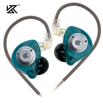 KZ EDX PRO X IEM-Kopfhörer, dynamisches Laufwerk, HiFi-Ohrhörer mit tiefem Bass-Sound, Sportmusik, Headset