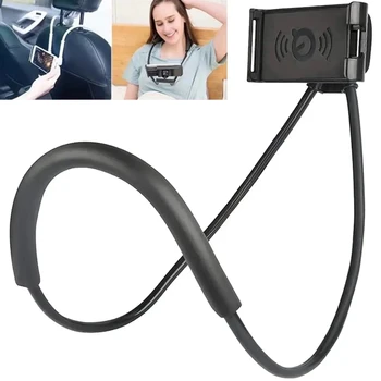 Lazy Neck Handyhalter Flexibler Hals Lazy Necklace Tablet-Halter Ständer für Handy-Tablets für iPhone Huawei