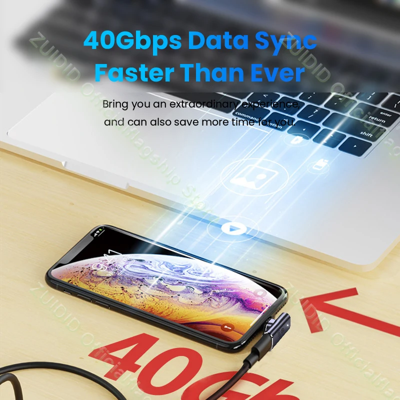 USB-C Magnetadapter USB4, 100 W, 8K 60 Hz – Bild 3