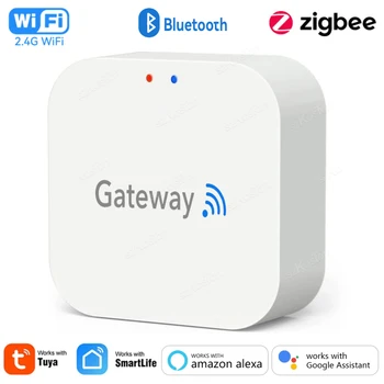 Tuya Smart Life Multi-modus Gateway Smart Home Automation Hub ZigBee WiFi Brücke Bluetooth Mesh