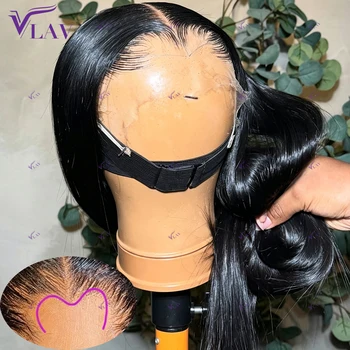 100% Echthaar Glueless Perücken Lagos Hairline 13x6 HD Lace Front Perücke zum sofortigen Tragen für Frauen