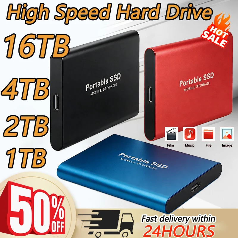 16 TB externe Festplatte mit großer Kapazität, leiser