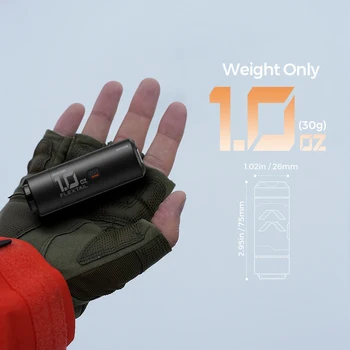 FLEXTAIL ZERO PUMP - 30 g Camping-Luftpumpe, tragbarer elektrischer Luftpumpe für Isomatten, 1