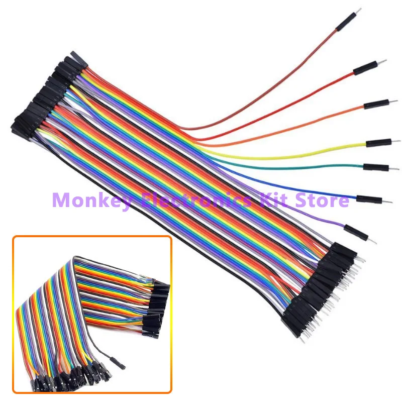 40PIN 30CM 20CM 10CM Dupont Linie Stecker auf Stecker Buchse – Bild 2