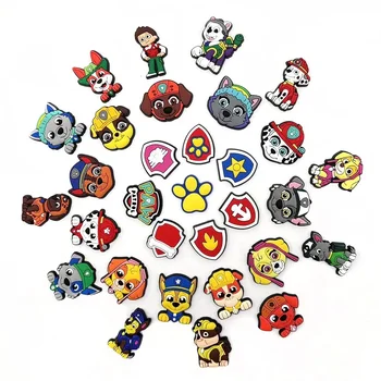Paw Patrol Serie Schuh Charms für Höhle Schuhe Dekorationen Zubehör für Sandalen Dekorieren Junge (31 Stück)