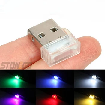 Universal Mini Atmosphäre Lichter Romantische USB Led Licht Plug-In 5V Lampe Innen Umgebungs Beleuchtung Auto