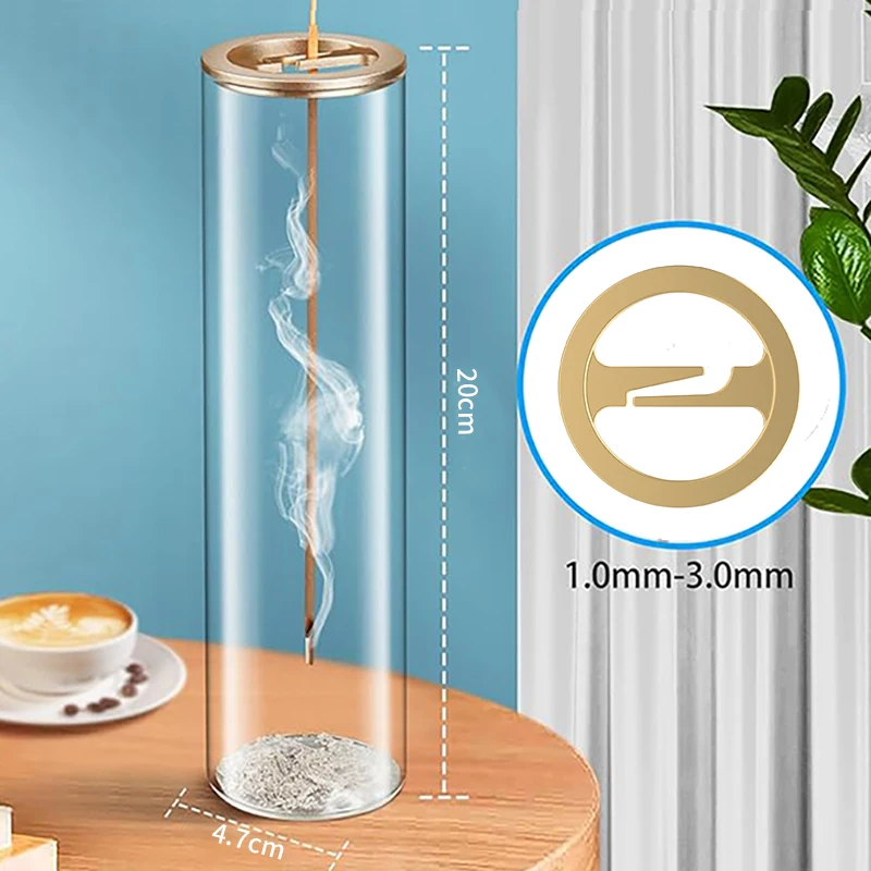 Moderner Glas-Räuchergefäß, fliegender – Bild 4