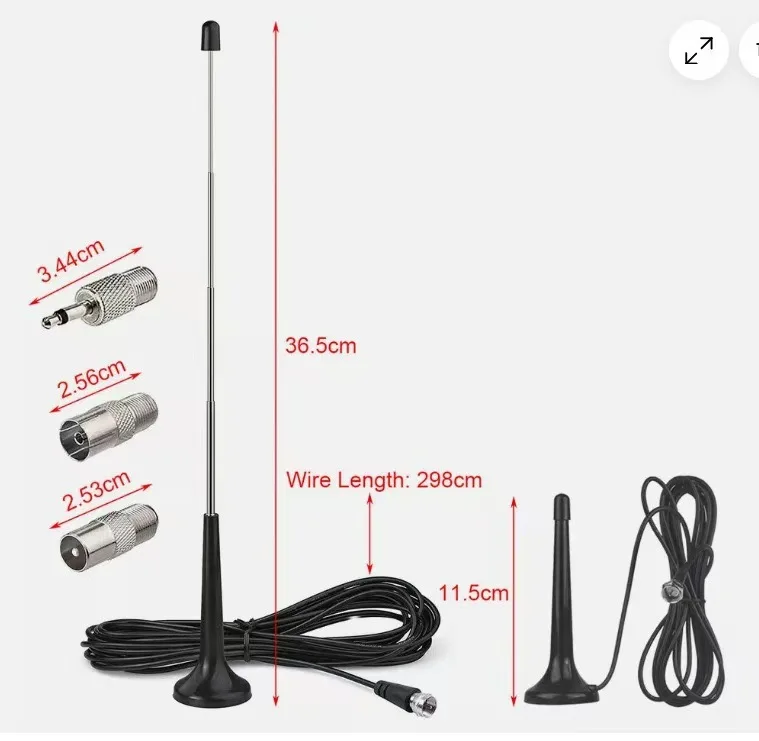 Haushalt Dab FM Radio Antenne Stereo Empfänger High Gain 75 – Bild 2