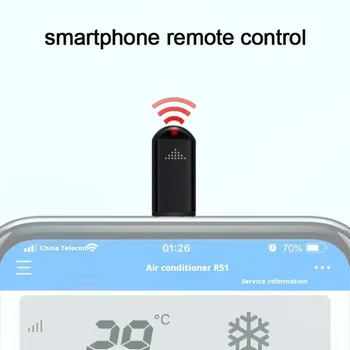 Typ-C-Smartphone-Infrarot-Sender-Adapter mit Smart-App-Steuerung für TV und Geräte