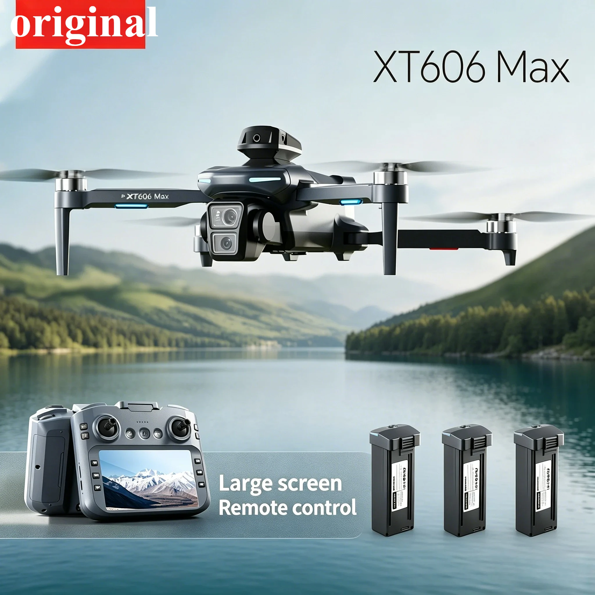 Original XT606 MAX GPS-Drohne 8K Professionelle