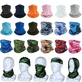 Mehrzweck Turban Reiten Schal Radfahren Bandana Männer Frauen Hals Abdeckung Sonnencreme Eis Seide Outdoor