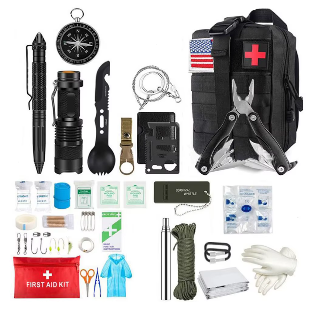 Survival First Aid Kit Molle Pouch Outdoor Gear Emergency