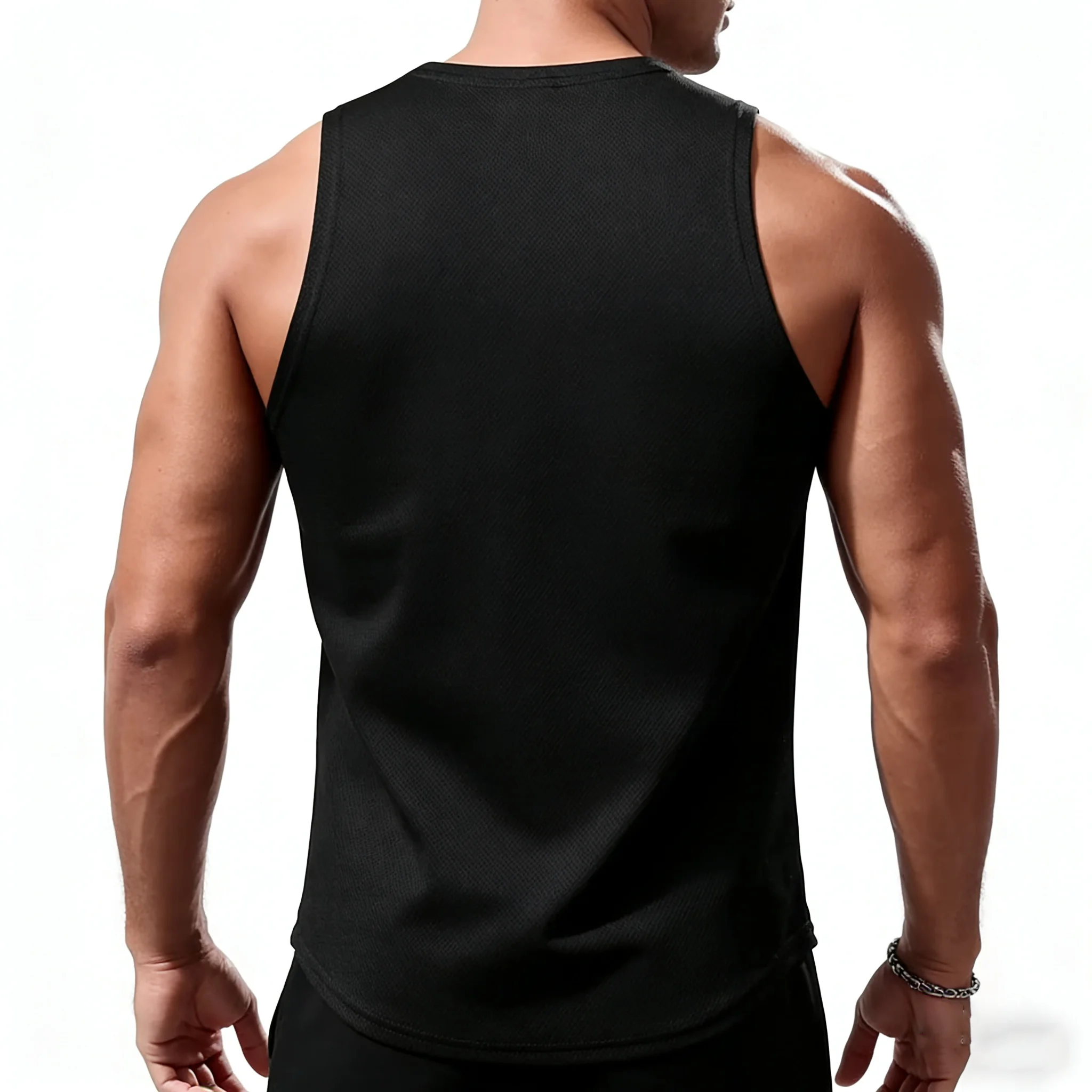 Herren Sport-Weste Sommer Schnelltrocknend Trainings-Tanktop – Bild 3