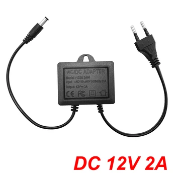 Netzteil DC12V 2A EU Stecker Im Freien Wasserdicht Für CCTV Sicherheit Überwachung Kamera Ladegerät NVR DVR