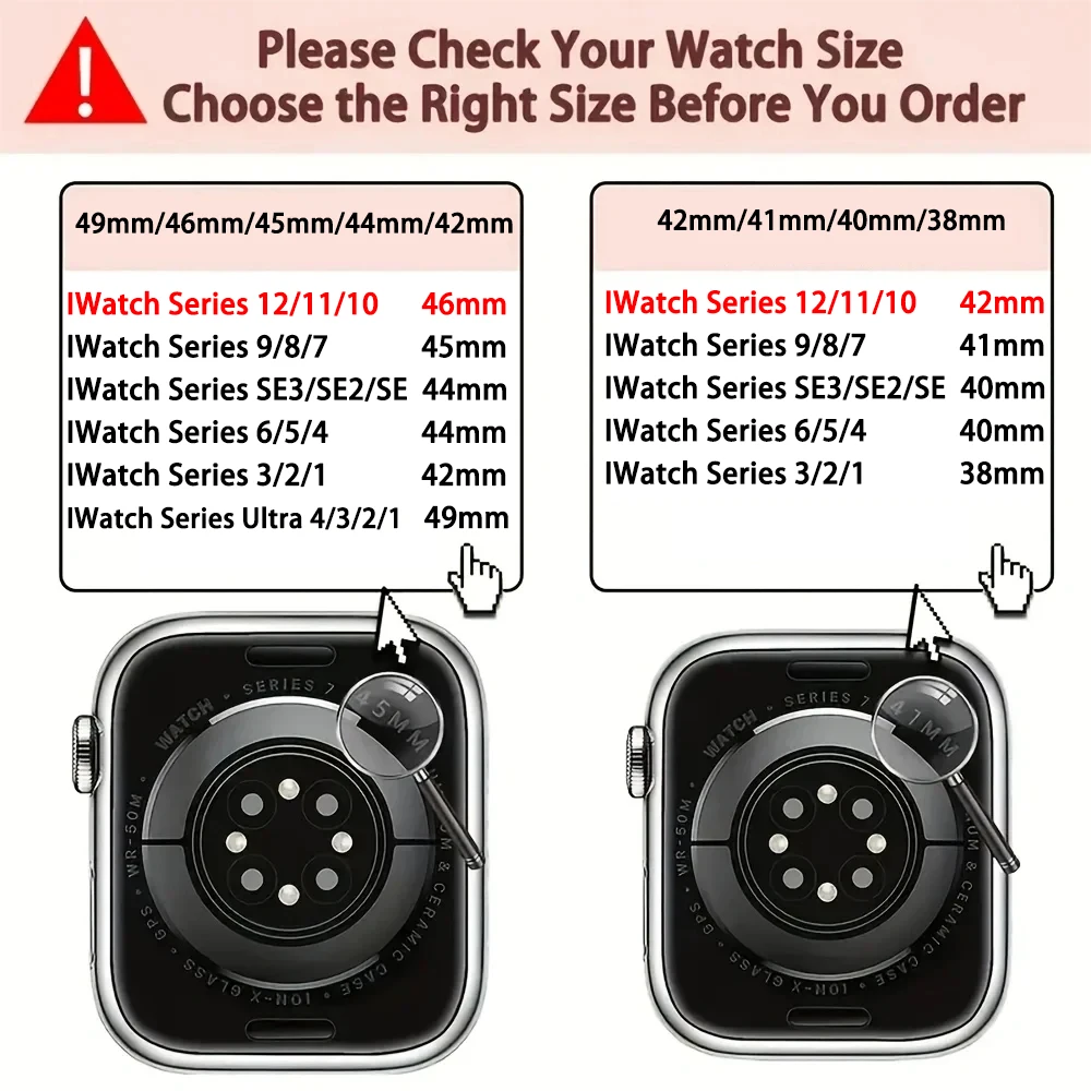 Sportarmband Silikon für Apple Watch, 40 bis 46 mm – Bild 5