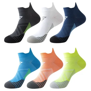 4 paare/los Frau männer Socken Kompression Atmungs Basketball Sport Radfahren Laufen Handtuch Socken Hohe