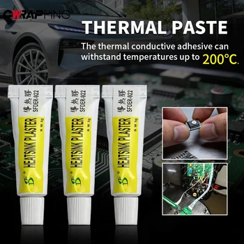 Wärmeleitpaste Prozessor 1/2/3/5/10/20PCS CPU LED Kühlkörper Dichtstoff Thermokonductive Kleber Kühlung Kühler