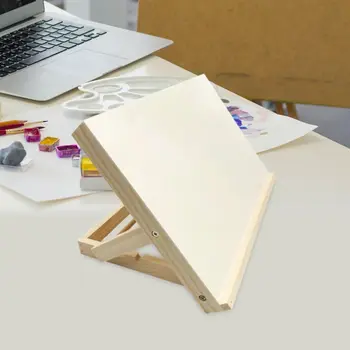 Faltbare Tischstaffelei, leicht, tragbar, Holz, Zeichenstaffelei, Kunstbedarf, verstellbar, Skizzieren