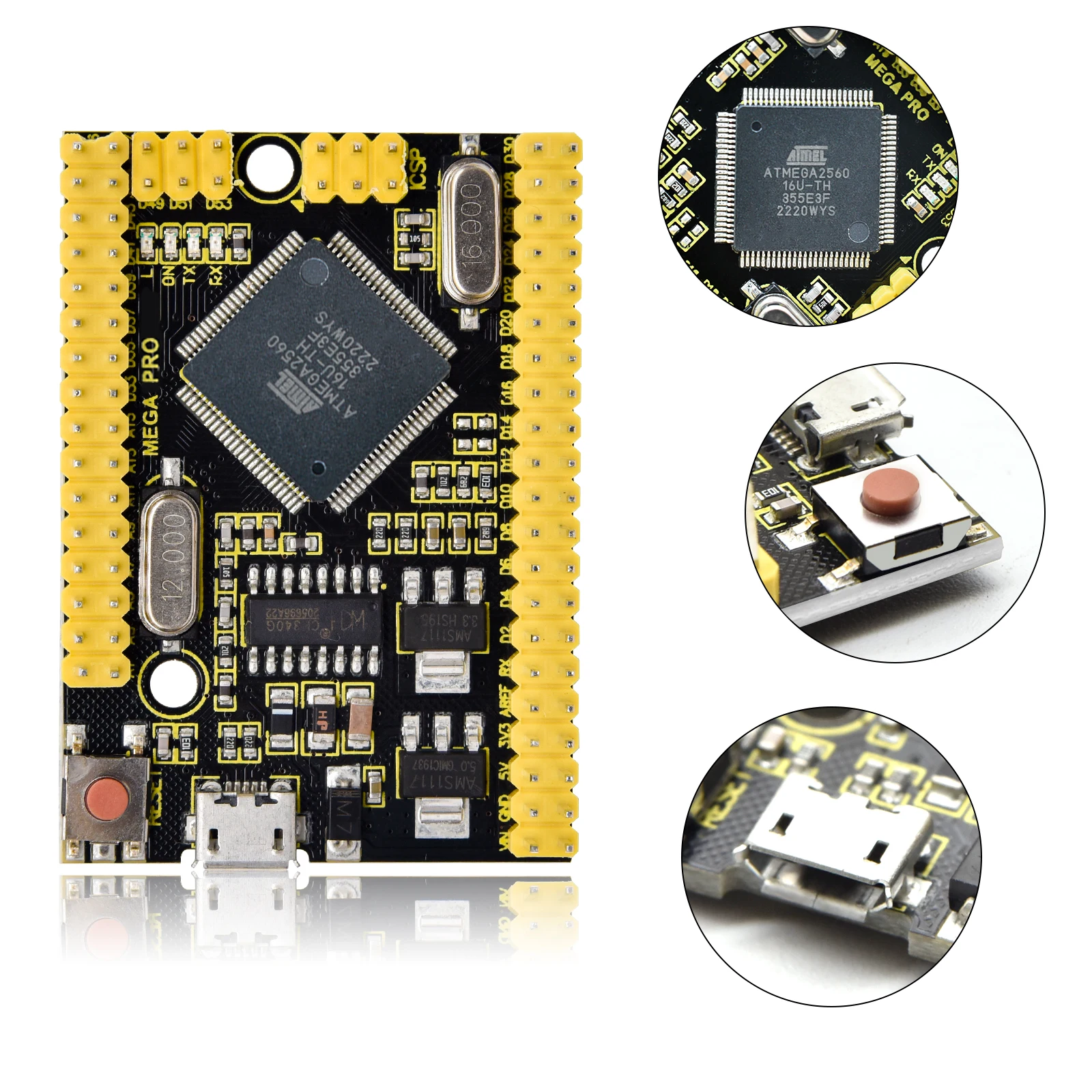 Keyestudio Mega PRO 2560 Board, ATmega2560-16AU, für Arduino – Bild 2